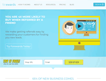 Tablet Screenshot of forewardsapp.com
